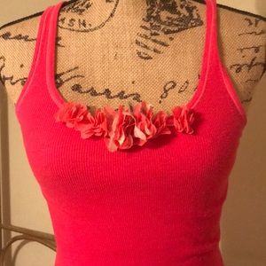 🛍2/$10 Hollister Racerback Floral Tank Top